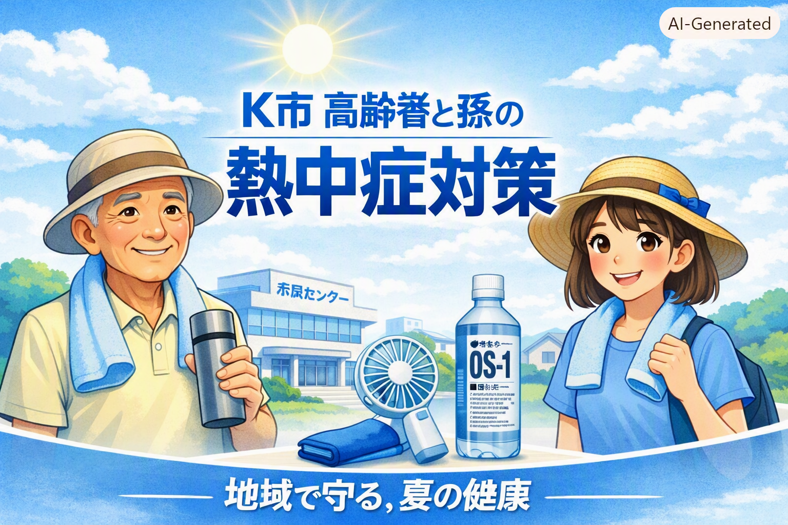 K市の高齢者向け熱中症対策【特別版】
